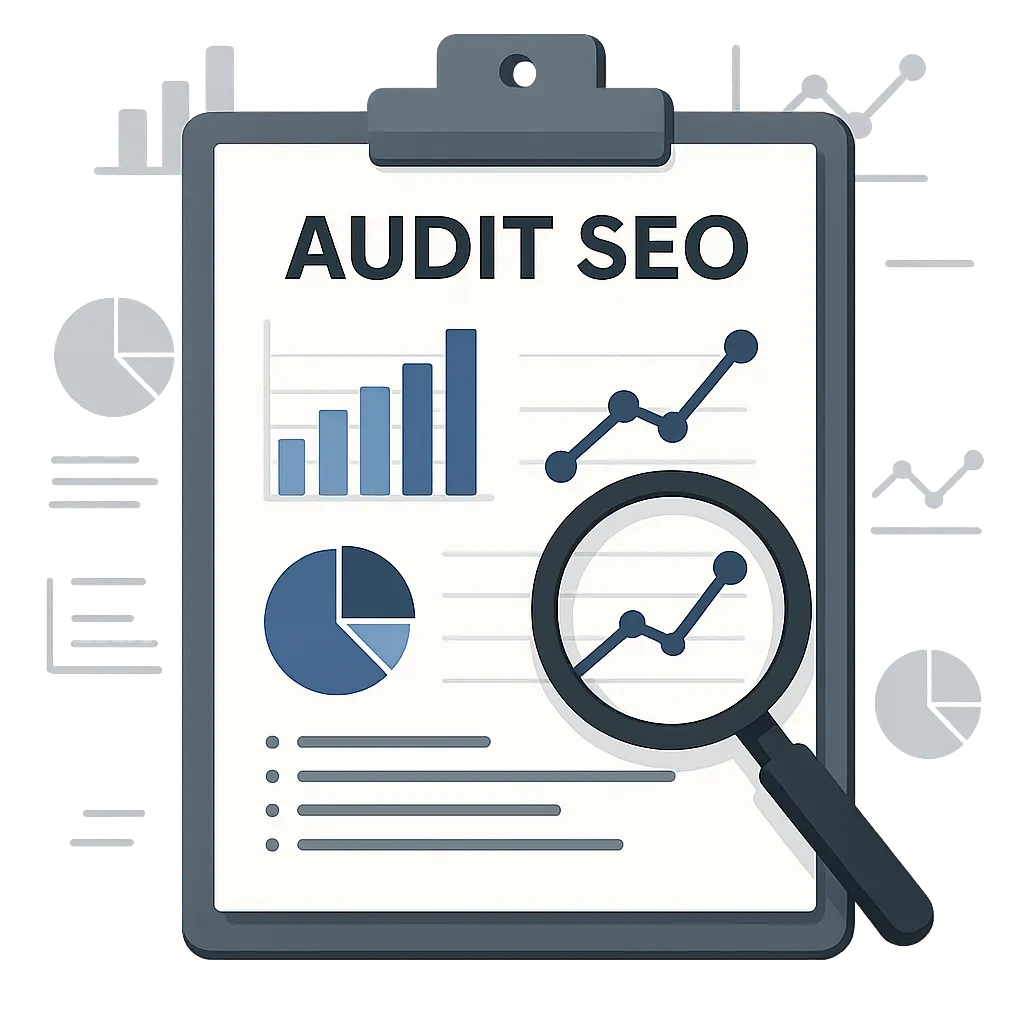 Audit SEO et graphiques analytiques