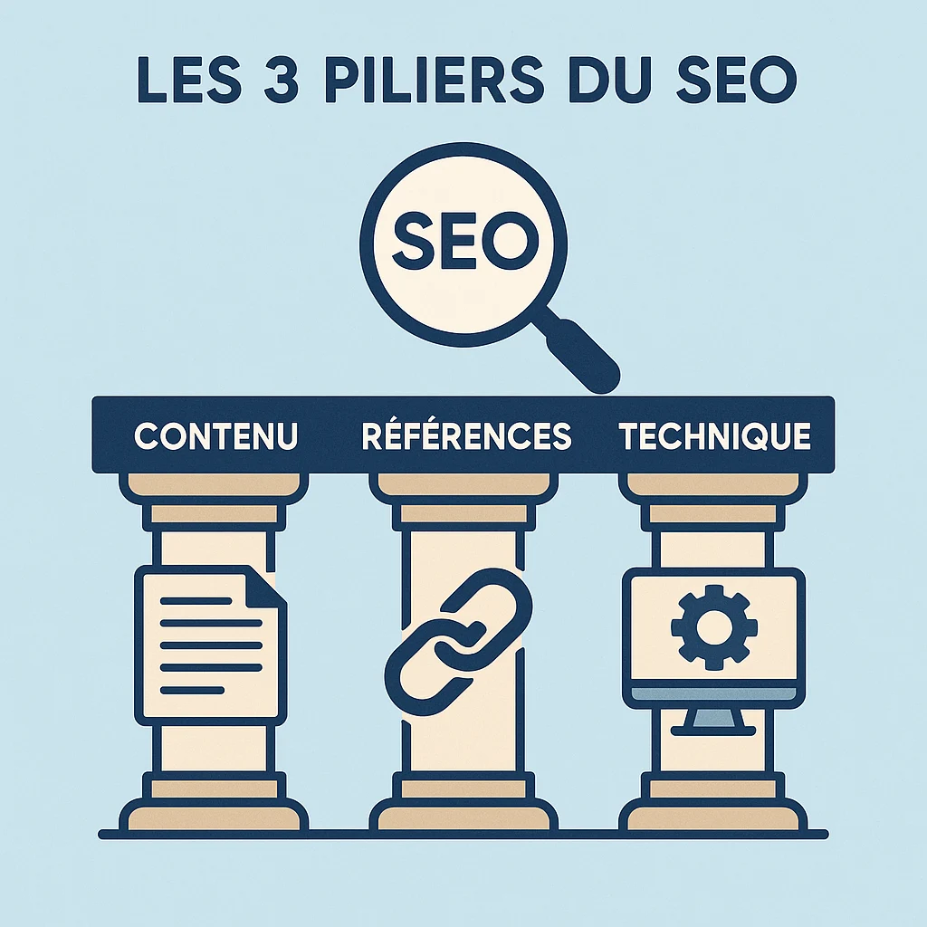 Les 3 piliers du SEO