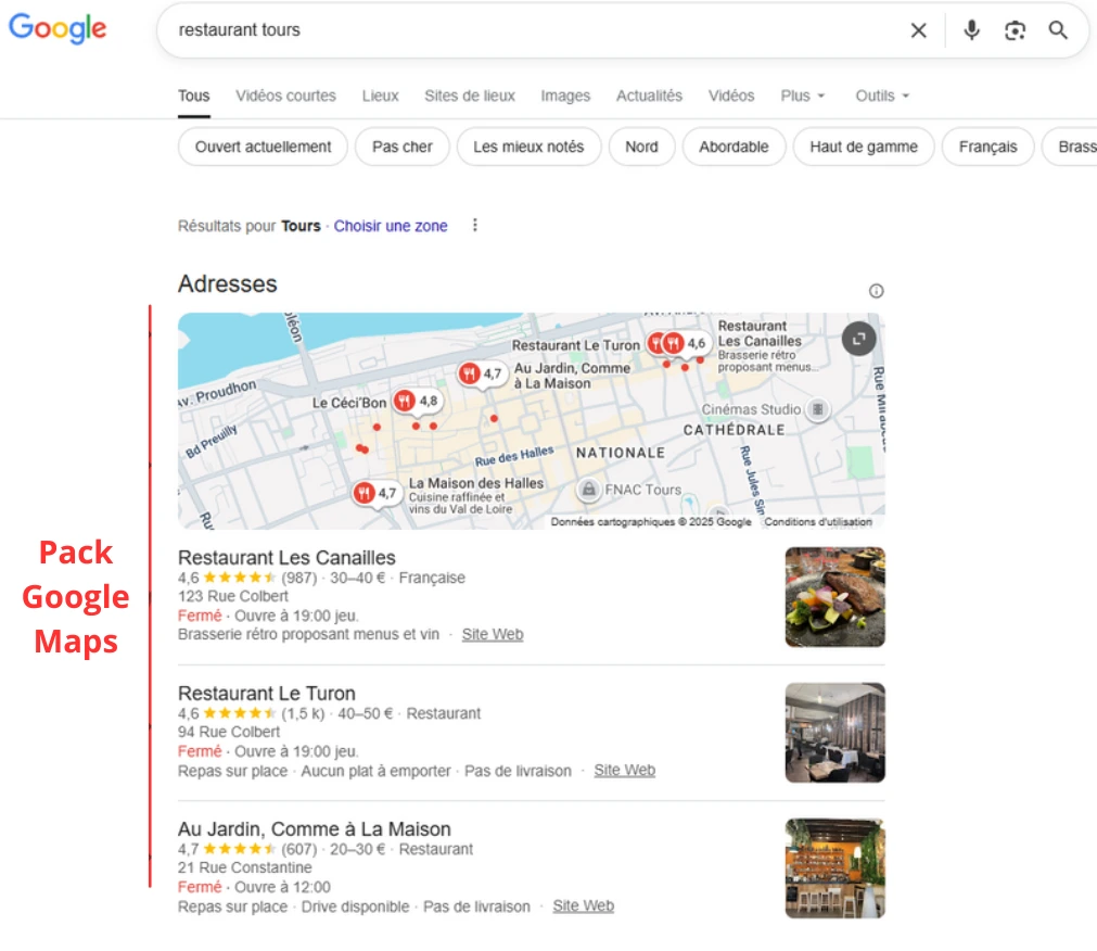 Pack Google Maps SEO local